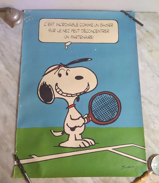 Poster Vintage anni '80 Snoopy Peanuts