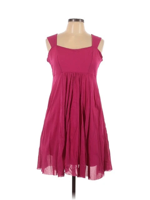 Elana Kattan Women Pink Casual Dress L