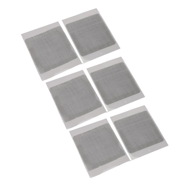 25PCS Shower Drain Cover Hair Catchers Fiberglass Shower Drain Mesh Stickers