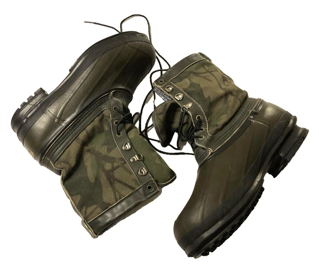 LACROSSE MENS FIBERGLASS Shank Camo Green Rubber Hunting Outdoor Rain