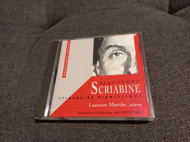 Alexandre Scriabine  -  Laurent Martin Piano CD Itineraire Pianistique