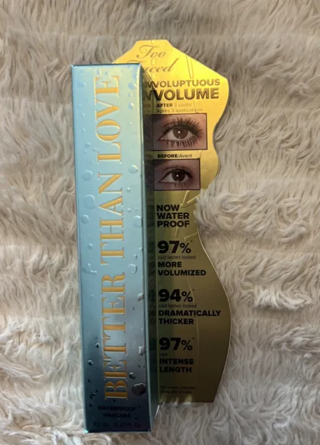 Too Faced, Voluptuous Volume Waterproof Mascara, Better Than Love, 8ml RRP £28