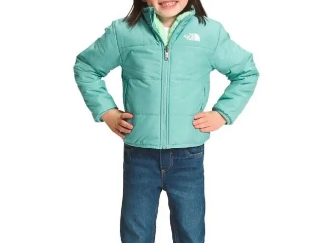 NWT The North Face Girls Youth 7T  Mossbud Reversible Jacket $89