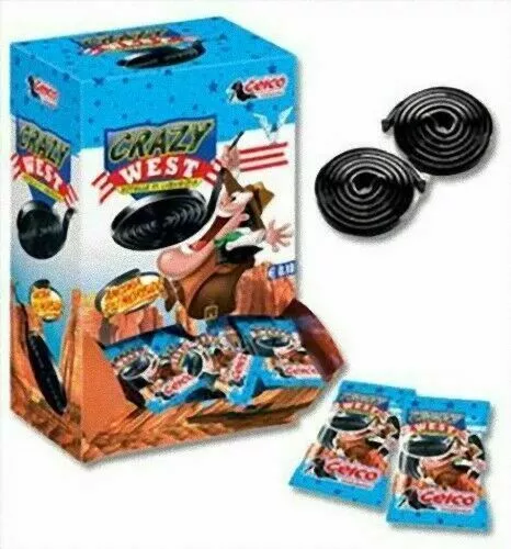 Rotelle Di Liquirizia Crazy West 50 Pezzi