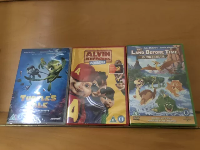 Kids Dvds Brand New Sealed Bundle X3 Children’s Dvd 📀