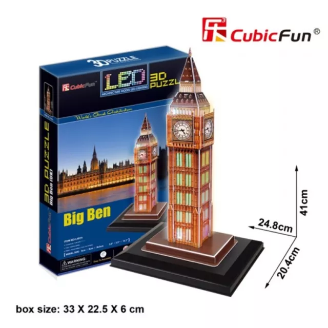 Rowood Puzzle 3D Maquette de Big Ben - Maquette a Construire