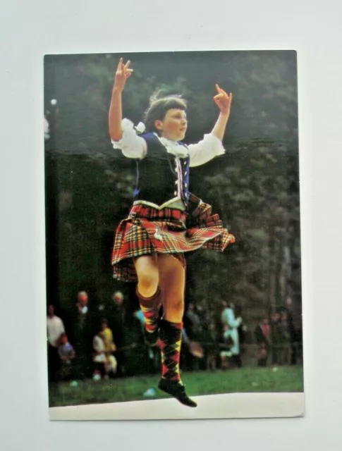 Unused Postcard. Scottish Dancer. Braemar Films Limited Duns Berwickshire.