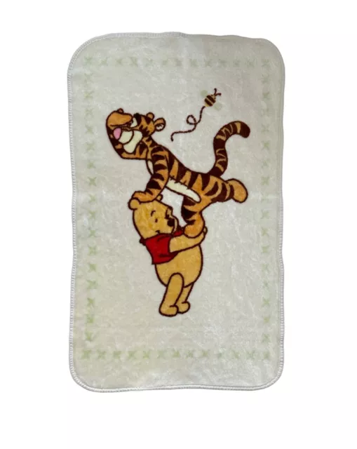 Manta de seguridad Disney Pooh para llevar tigger verde suave gruesa para niños bebé