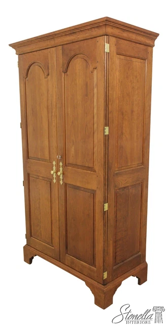 59170EC: STICKLEY Raised Panel Door Cherry Desk Armoire 59170EC: STICKLEY Raised Panel Door Cherry Desk Armoire