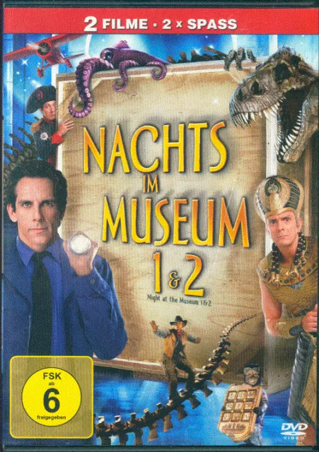 DVD Nachts Im Museum 1 + 2 (Ben Stiller)