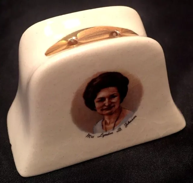 Vintage  Salt Shaker (President) Mrs. Lyndon B. Johnson (Lady Bird)