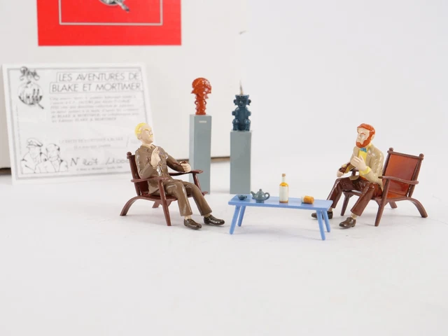 Figurines Pixi Blake Et Mortimer - La Marque Jaune / Le Mur - 1994 - Sans Certificat