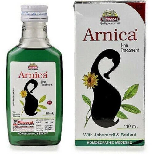 Aceite de tratamiento capilar Wheezal árnica (110 ml) crecimiento del cabello, reduce la pérdida de cabello