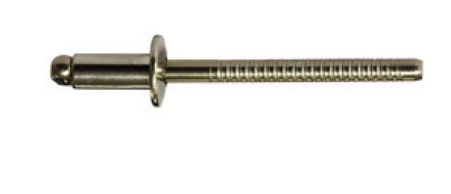 6,4 x 15,0 mm 250 pezzi acciaio inox A2/acciaio inox A2 testa rotonda piatta rivetti ciechi Di