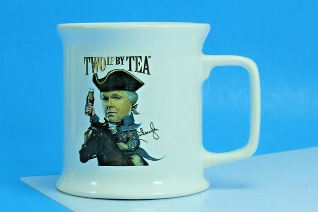 Rush Limbaugh Two If By Tea, The Liberals Are Coming Mug. Gold Signature Edition