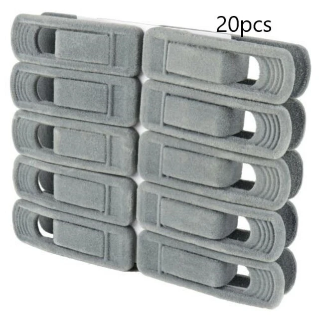Clip appendiabiti accessori per la casa 20 pezzi resistenti antiscivolo portatili resistenti