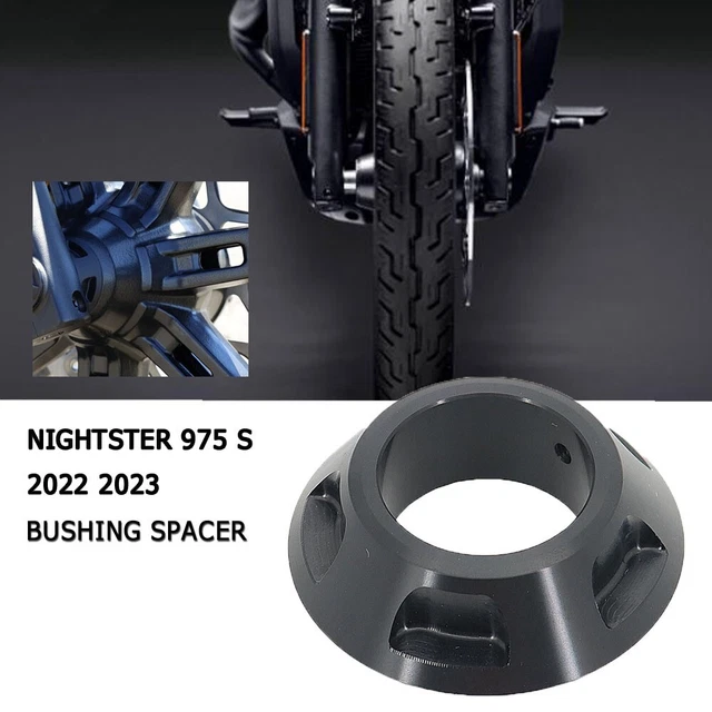 Front Right Wheel Bushing Spacer Nut Cover For Nightster 975 S RH975S 2022 2023
