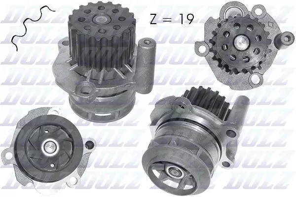 POMPE à EAU AUDI A4 B6 1.9 TDI,FORD GALAXY I 1.9 TDI,VW PASSAT B5.5 1.9 TDI