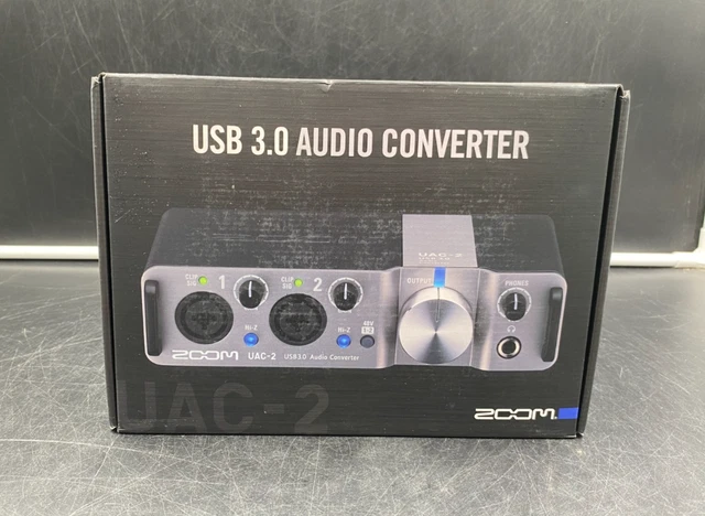 ZOOM UAC-2 USB 3.0 Audio Interface High Resolution Recording Japan