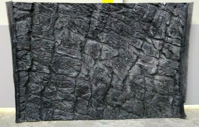 Aquarium 3D Background For Fluval Roma 90 thin rock decoration 58x40cm 1 section