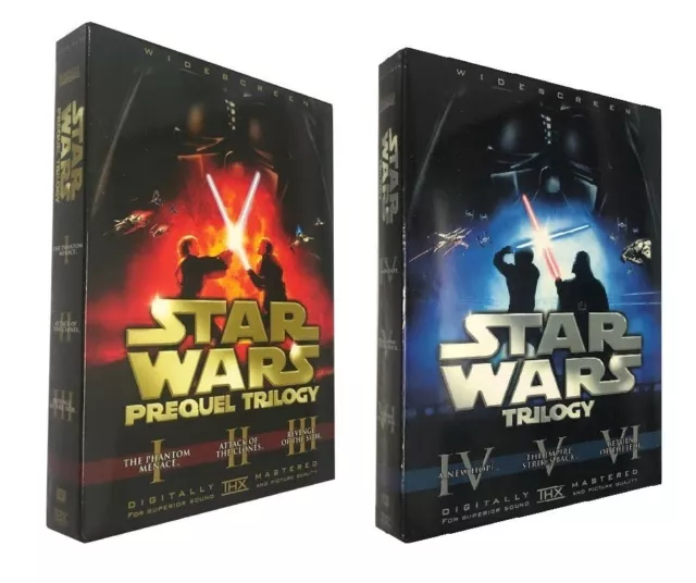 Star Wars Prequel Trilogy + Trilogy: Complete Series, Episode I-VI (DVD)