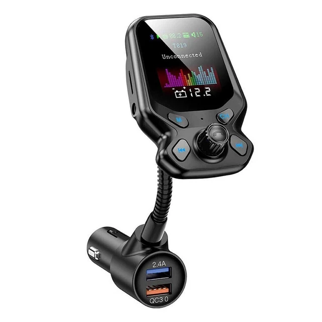Bluetooth Fm Trasmettitore MP3 Giocatore Radio Adattatore 12V~24V Senza Nuovo