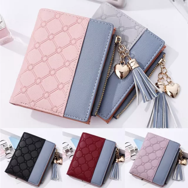 Lock Slim Wallet Secure Women RFID Blocking Money Credit Card Holder Wallets US