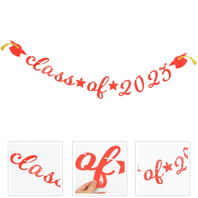 BETESSIN Festone Laurea Striscione Auguri Dottoressa Scritta Ce l'ho Fatta Ghirlanda Carta Glitter Decorazioni Festa Laurea Bomboniere Addobbi