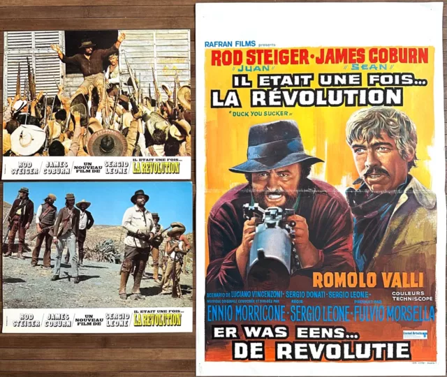 Affiche cinéma IL ÉTAIT UNE FOIS LA RÉVOLUTION 35x55cm Poster / Sergio Leone