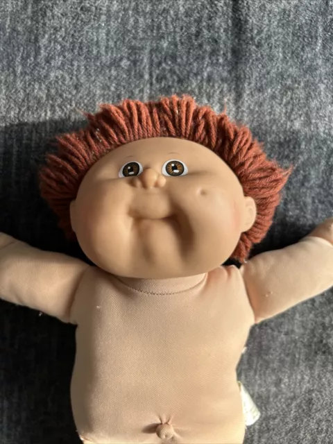 Vintage 1978-1983 #8 Coleco Cabbage Patch Kids Boy Doll Red Hair Brown Eyes