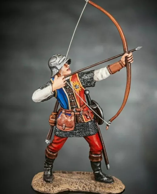 Archer INFANTER PAINTED. Tin Soldiers Figurines  Miniatures 54mm 1/32