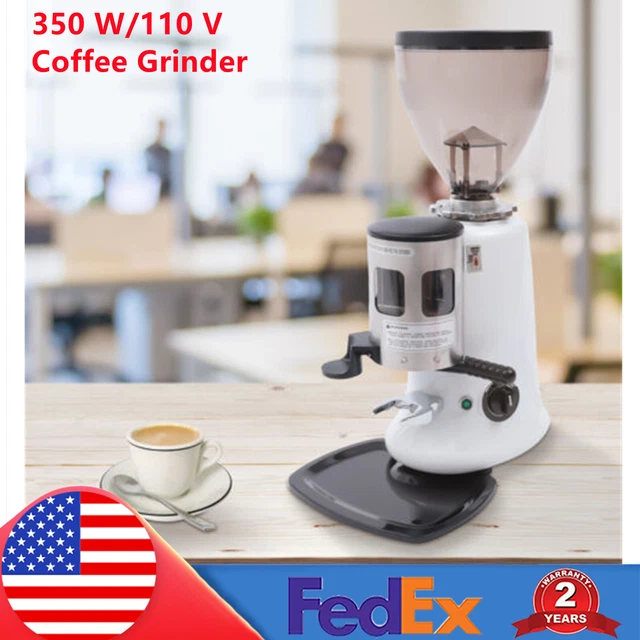 Electric Coffee Grinder Commercial Espresso Grinder ABS Bean Hopper Milling