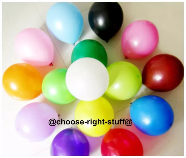 30 -100 Latex LARGE Helium High Quality Party Birthday Wedding Balloons baloons