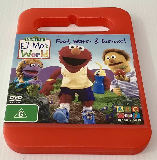SESAME STREET ELMO'S World Food, Water & Exercise DVD Region 4 ABC For