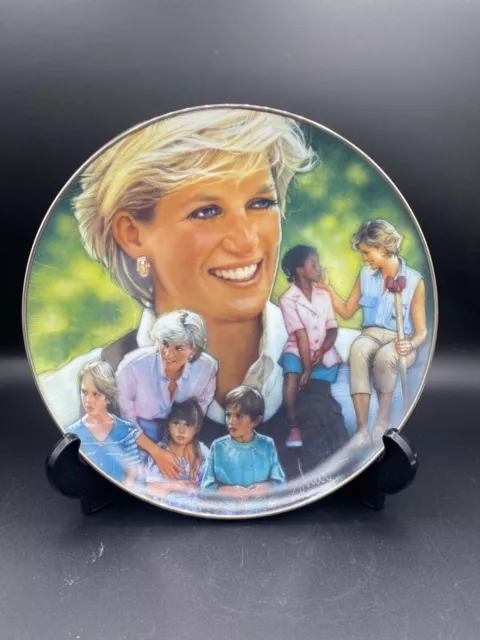 Princess Diana, Franklin Mint Heirloom Collector Plate - "Angel of Hope"