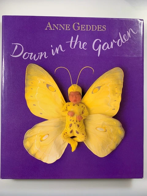 ANN GEDDES : Down In The Garden Brand New 1st Edition BABY PHOTO BOOK