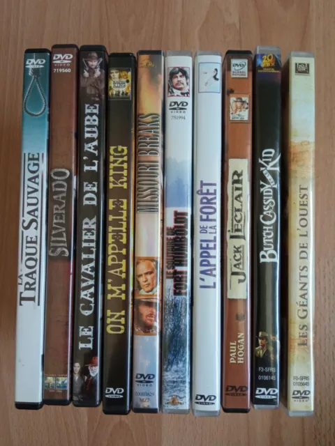 lot de 10 Grands WESTERN Films DVD comme neufs 2