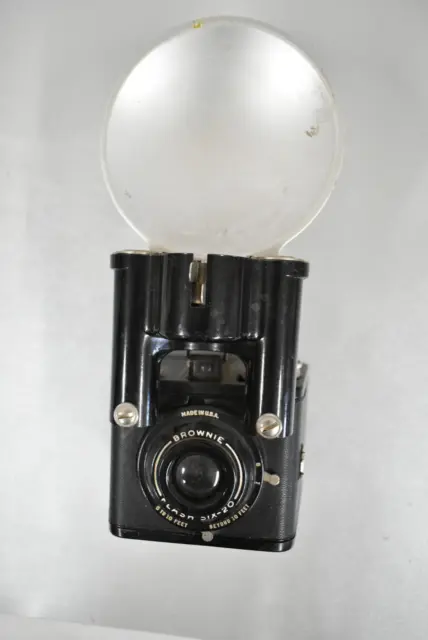 Vintage Kodak Brownie Flash Six-20 Camera and Flash 1940's