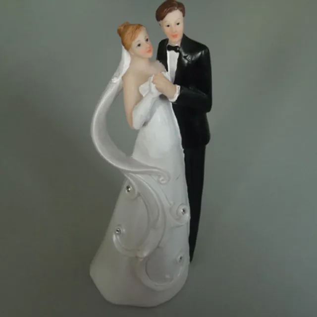 Figuras Torta Tarta de Boda Decoración Tarta Pareja de Novios Moderno 16CM