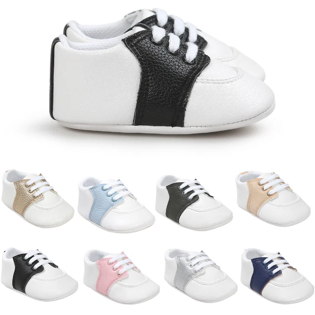 Newborn Baby Crib Shoes Infant Toddler Boy Girl Saddles Shoes 3 6 9 12 18 Months