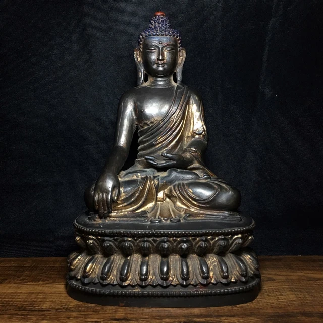 Chinese Exquisite Handmade Buddha Bronze Statue