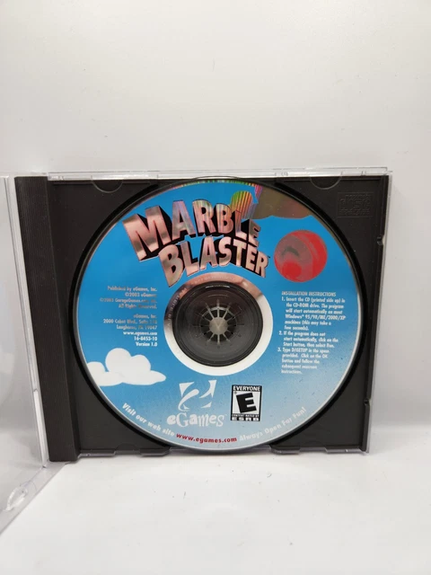 2003 eGames Marble Blaster Disc Only B1
