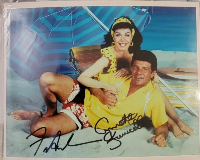 Annette Funicello And Frankie Avalon Signed Photo