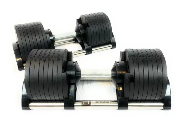 Coppia Manubri Regolabili 2-32Kg (Adjustable Dumbbells 2-32Kg - incr. 2Kg/4Kg)