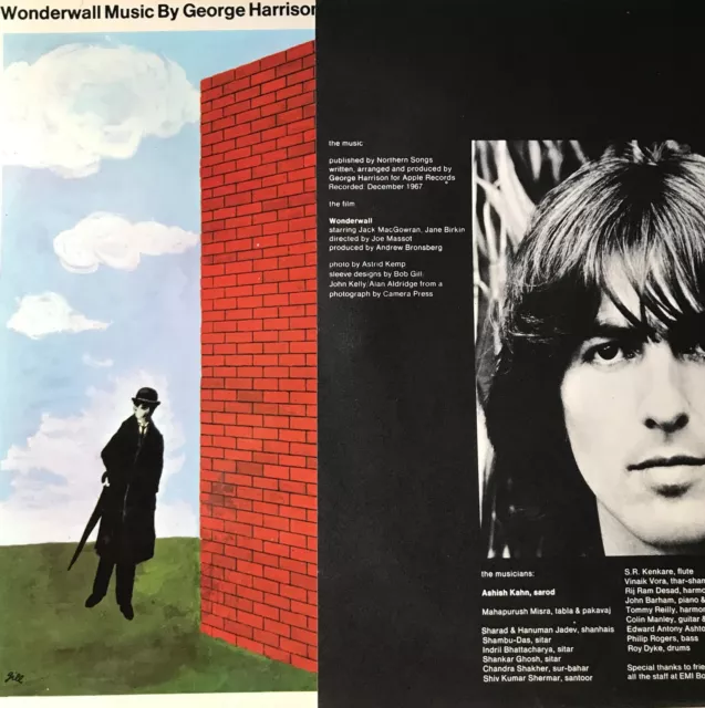 Wonderwall Music, George Harrison, RARE UK first press vinyl, Apple