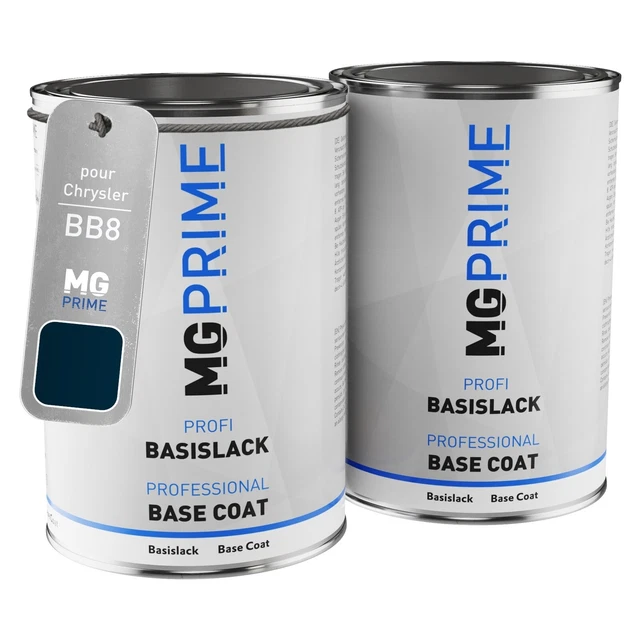 Peinture Voiture Ensemble pour Chrysler BB8 Midnight Blue Metallic 2,0l