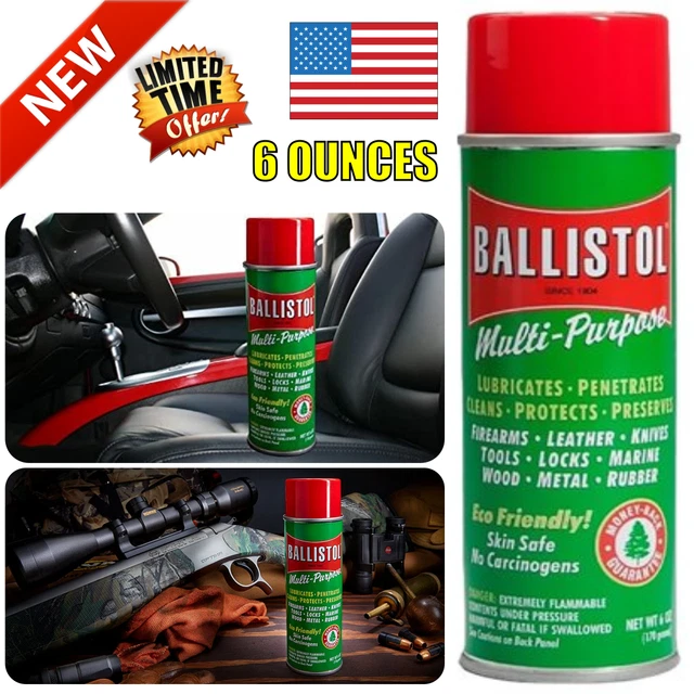 Ballistol 120076 Gun Cleaner & Lubricant Preserves16 oz can w/ free