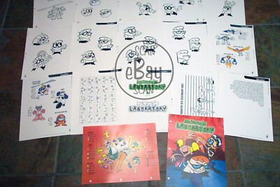 DEXTER'S LABORATORY LICENSING STYLE GUIDE HANNA BARBERA Artist