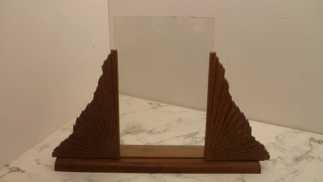 Cadre Photo Ancien Bois Et Verre - Dimensions 15,5x12,5x2 Cm - Occasion