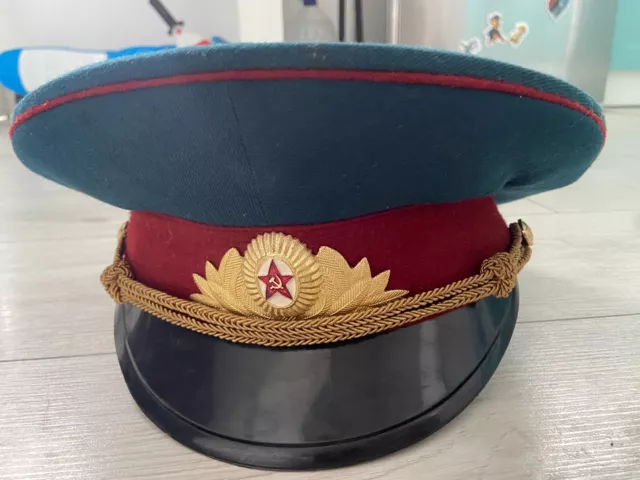 Peaked Cap Police Hat Combat Military Uniform Russian Soviet Militia МВД USSR